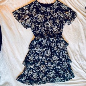 Jessica Howard Print Tier Dress